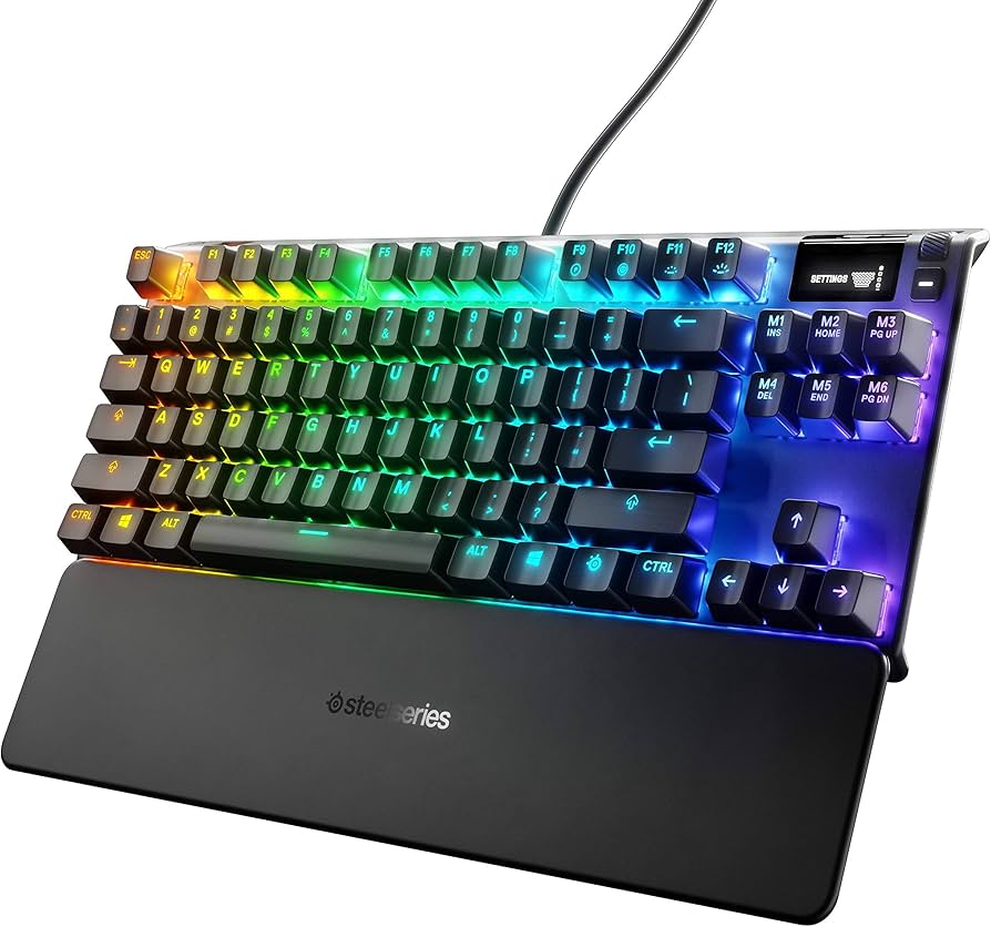 SteelSeries Apex 7 TKL Red Linear Switch Mechanical Gaming Keyboard