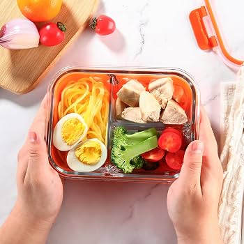 Sunchic Glass Meal Prep Containers 5-Pack