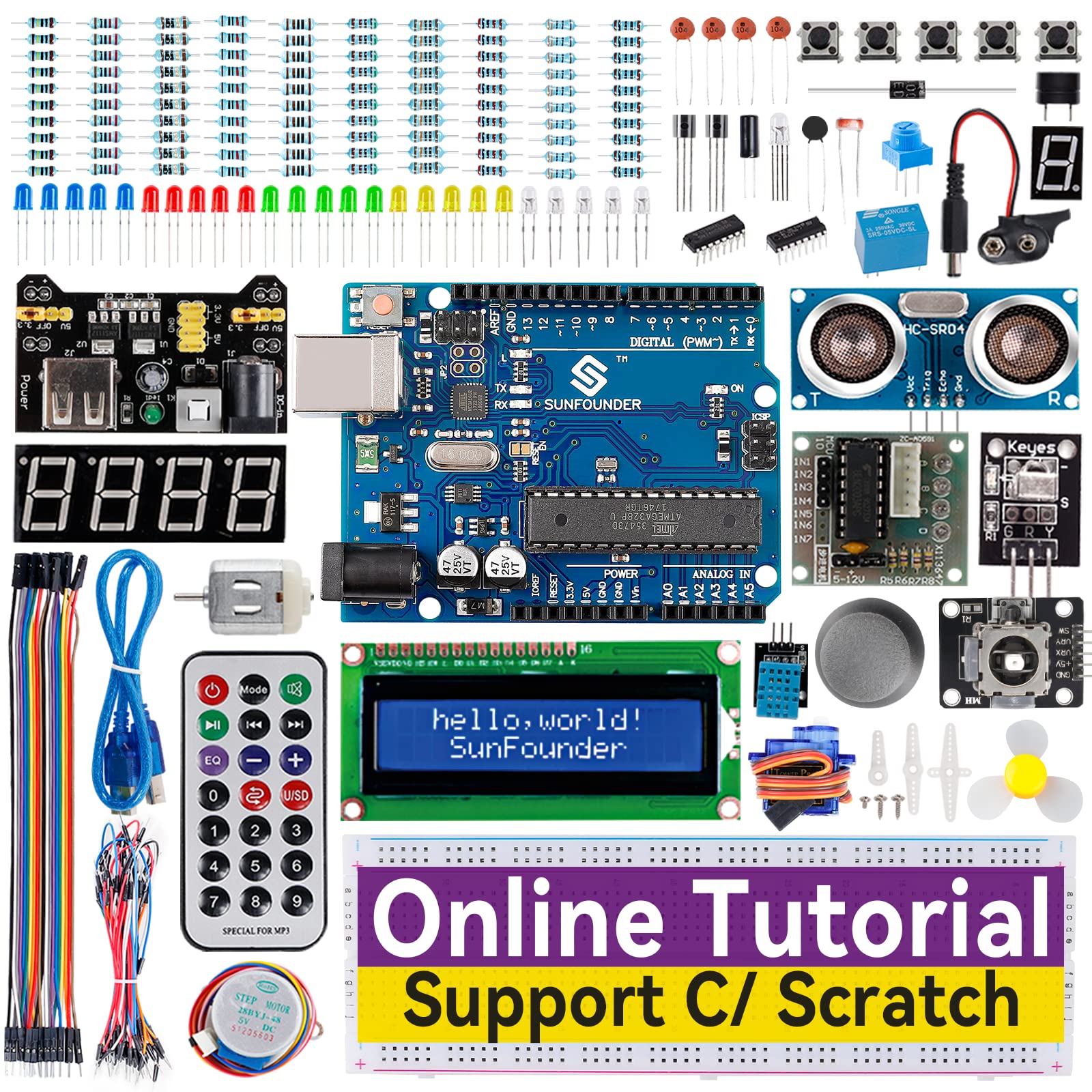 SunFounder Arduino Starter Kit for Uno R3