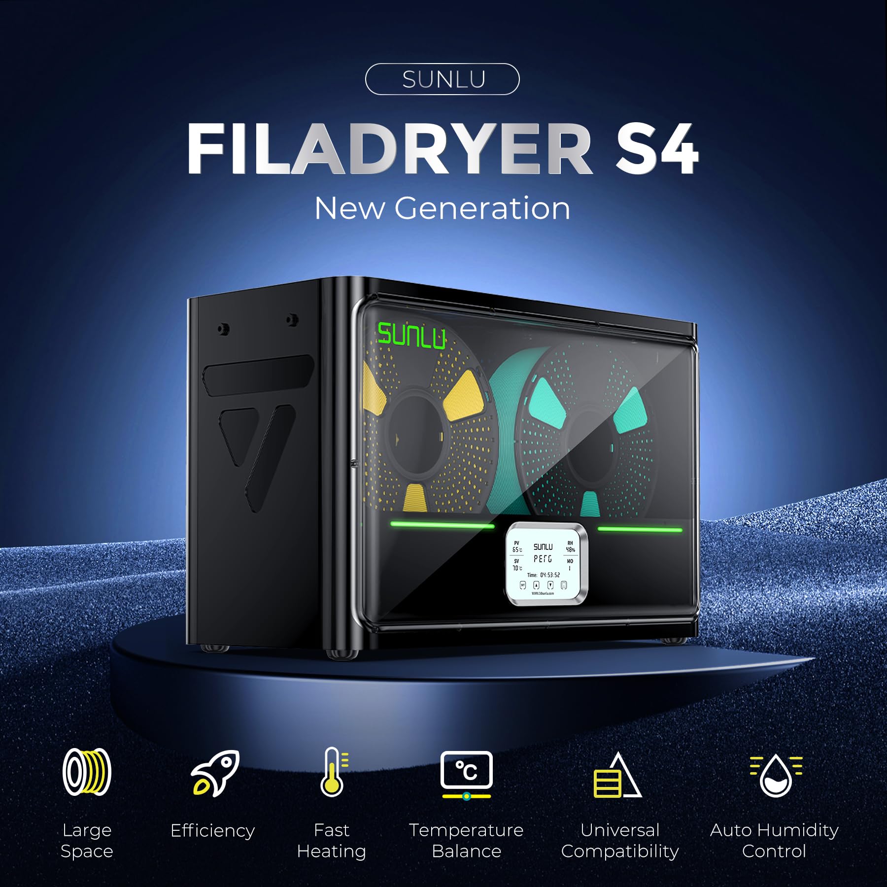 SUNLU FilaDryer S4 Filament Dryer
