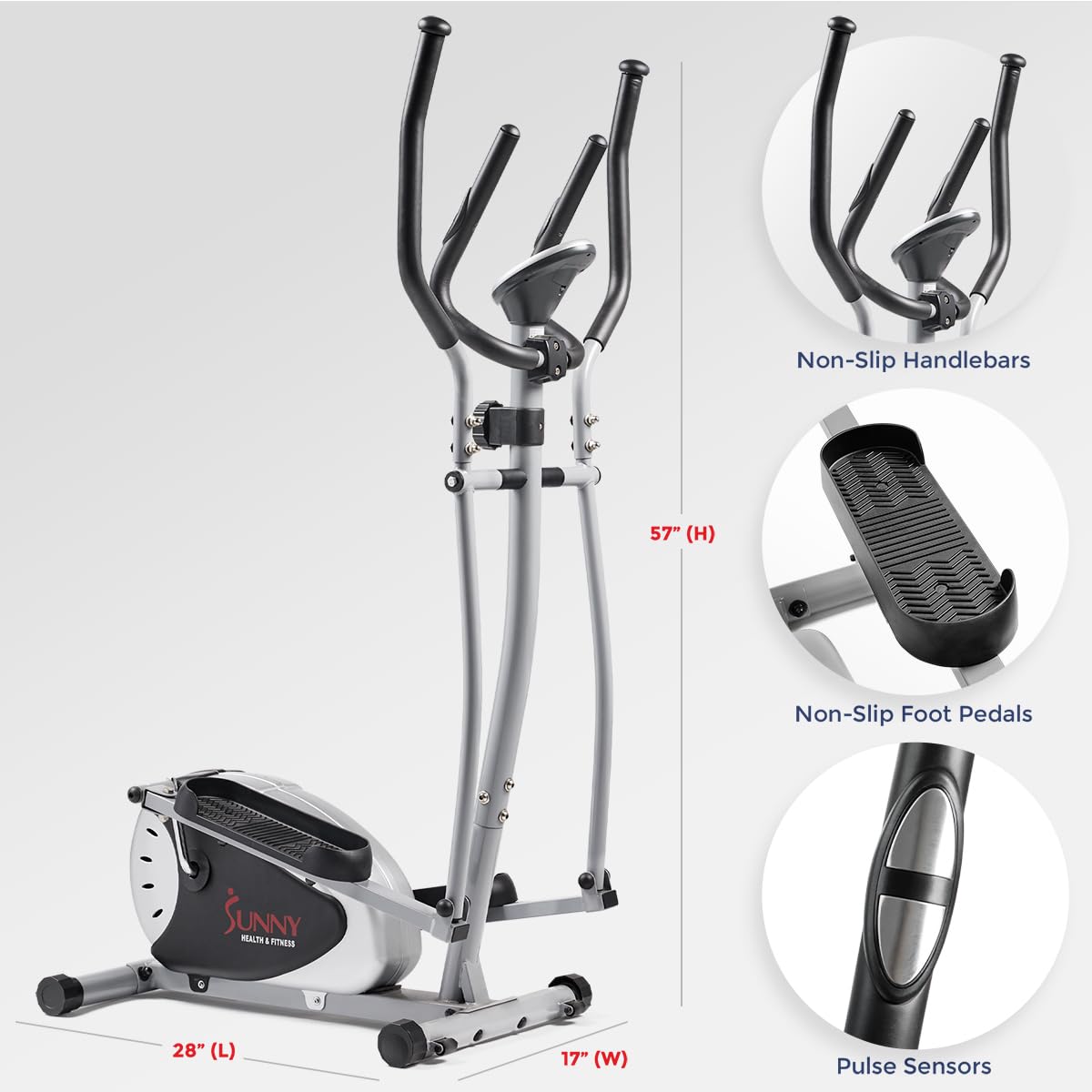 Sunny Health & Fitness SF-E905 Magnetic Elliptical