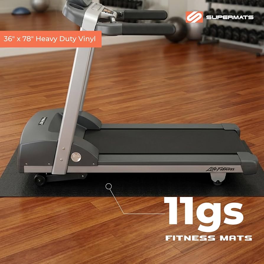 SuperMats Premium Equipment Mat (Non-Slip, 3' x 6')
