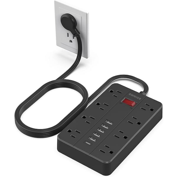 Surge Protector Power Strip with USB Ports