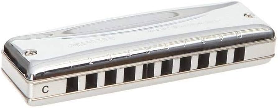 Suzuki Promaster Metal Diatonic Harmonica, Key of C