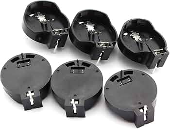 Taidacent CR2032 Coin Cell Battery Holder 2 Pin