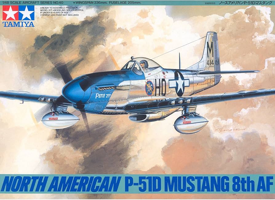 Tamiya 61116 1/48 P-51D Mustang (Assembly Kit)