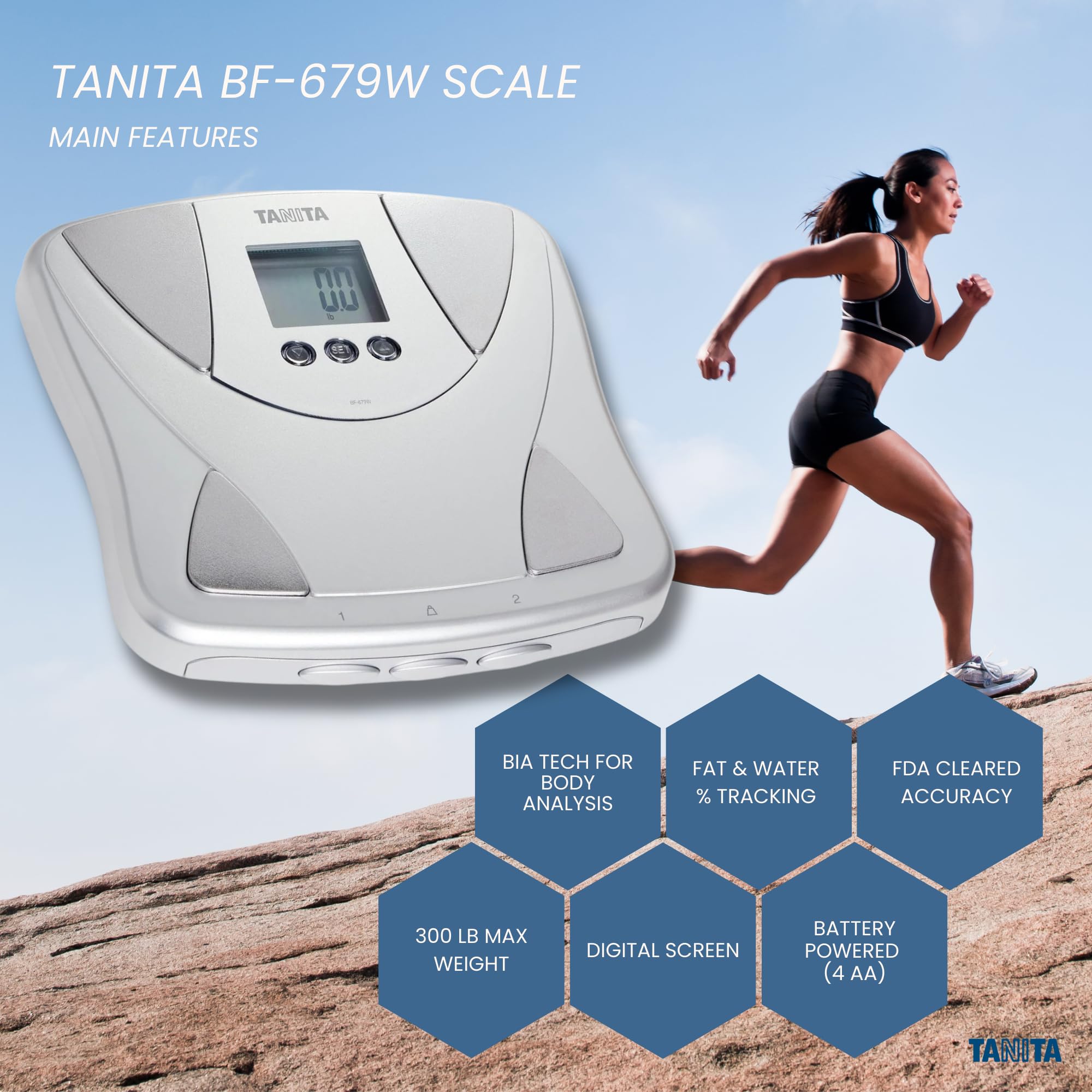 Tanita Digital Body Fat Scale with Athlete Mode