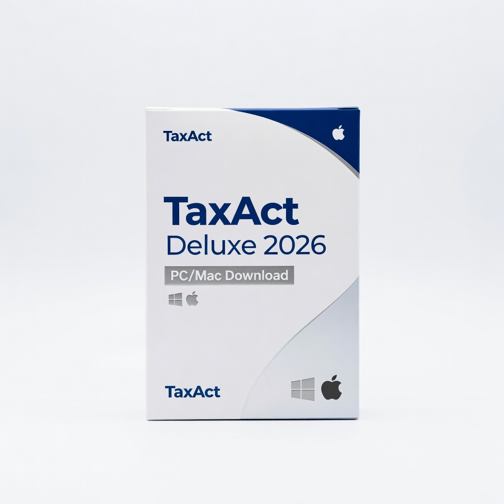 TaxAct Deluxe 2026 (PC/Mac Download)