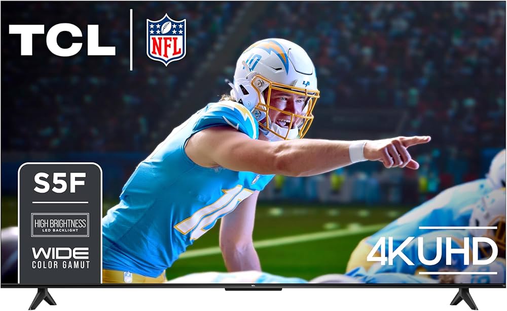 TCL 55-inch S5 Series 4K UHD Smart Roku TV (2025 Model)