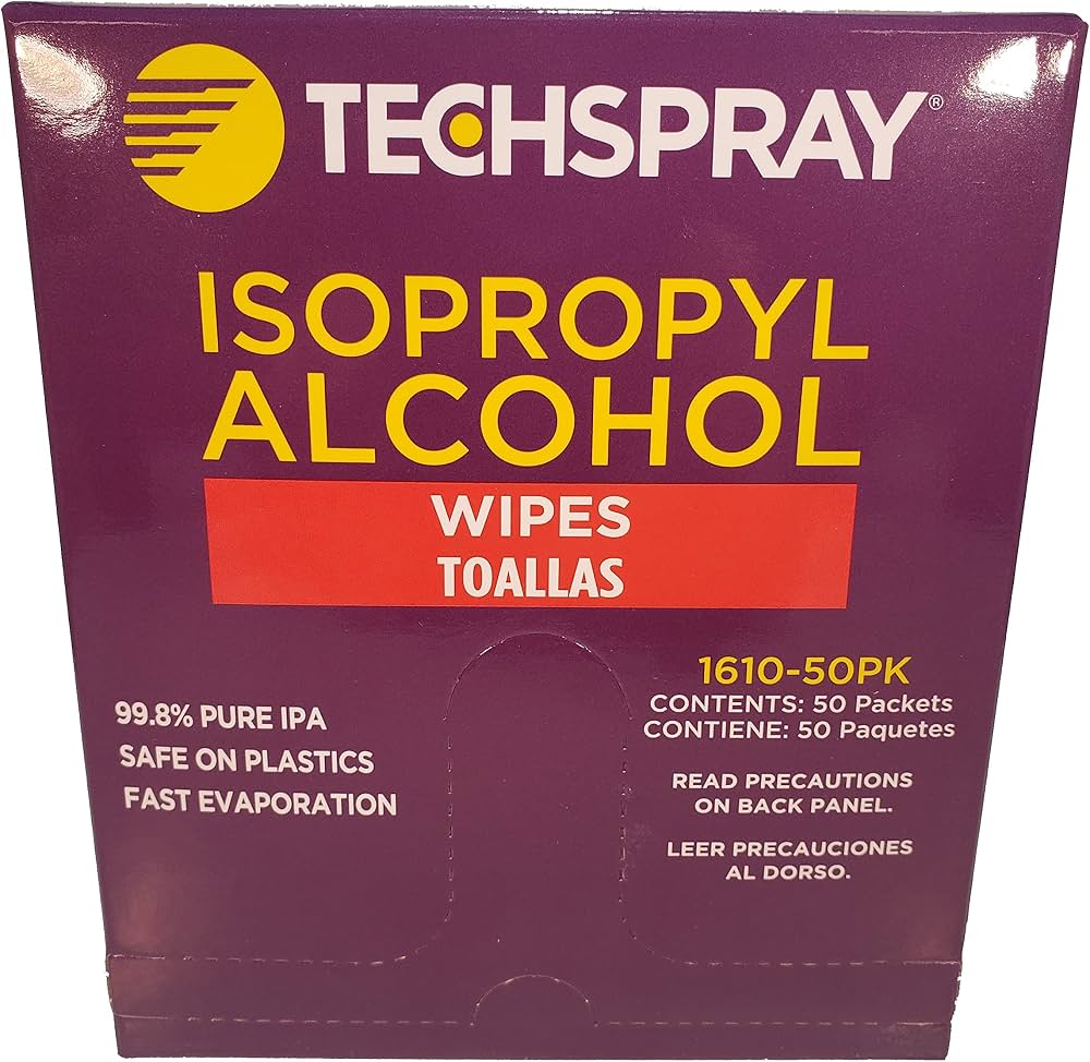 Techspray Isopropyl Alcohol 99% Wipes