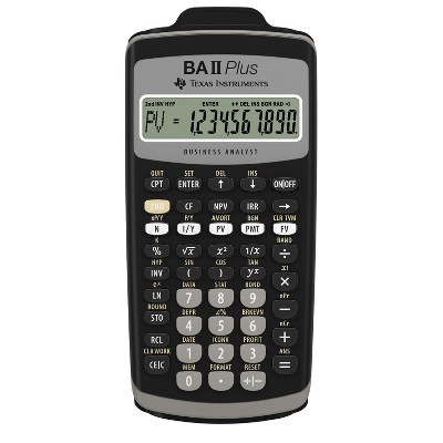 Texas Instruments BA II Plus Financial Calculator