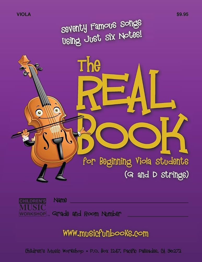 The Real Book for Beginning Viola (Hal Leonard)