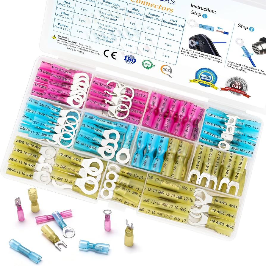 TICONN 320PCS Heat Shrink Tubing Kit
