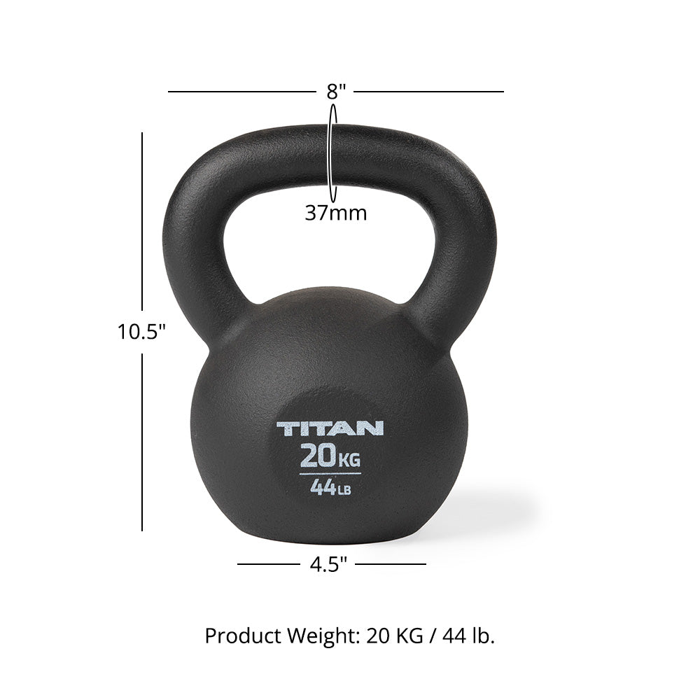 Titan Fitness Cast Iron Kettlebell (20 lb)