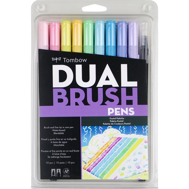 Tombow Dual Brush Pen Set (pastel)