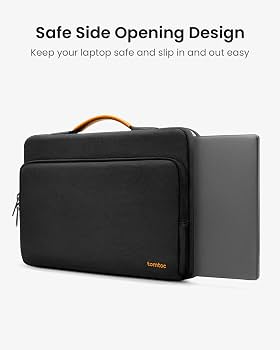 Tomtoc 17-17.3 Inch Laptop Sleeve with Expanded Carry Pocket