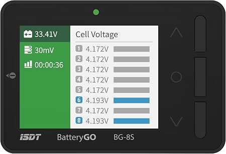 ToolkitRC M4Q LCD LiPo Voltage Checker