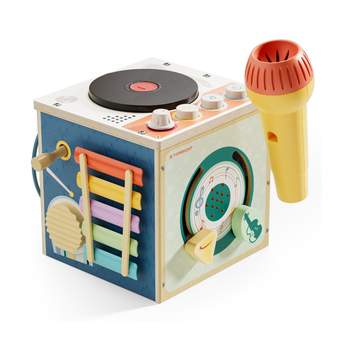 Top Bright Musical Activity Cube