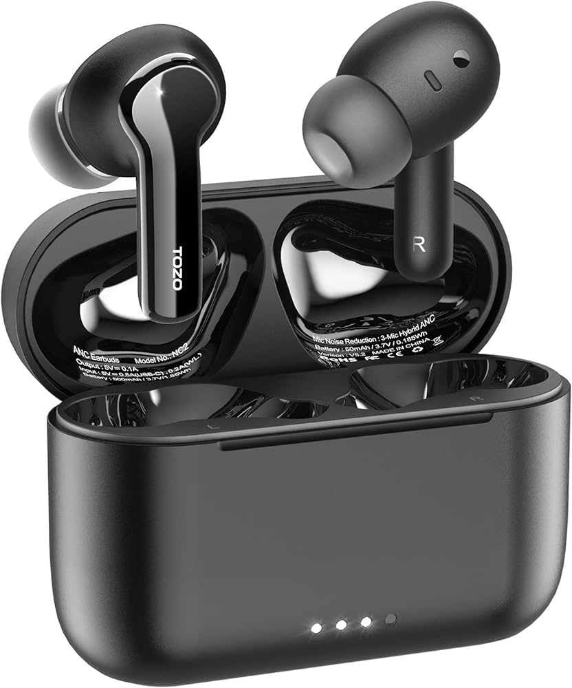 Tozo NC2 Hybrid Active Noise Cancelling True Wireless Earbuds