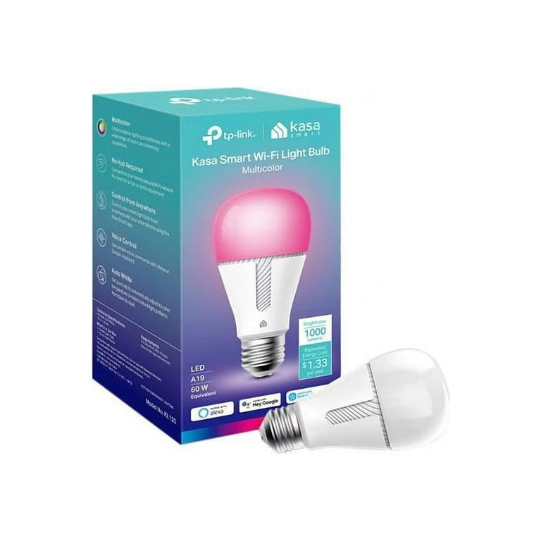 TP-Link Kasa Smart Wi-Fi Light Bulb (2-Pack)