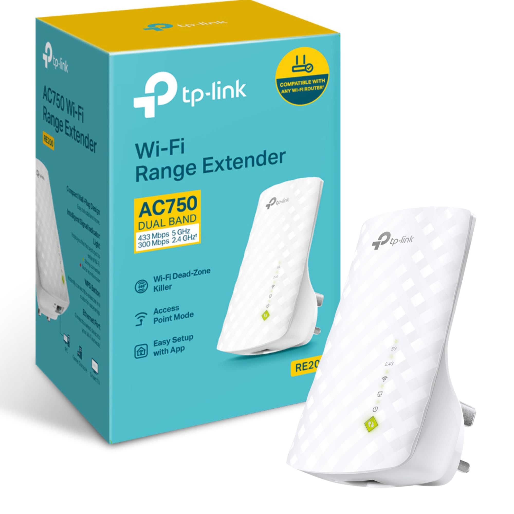TP-Link RE200 AC750 Wi-Fi Range Extender