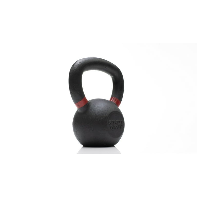 Tru Grit Rubber Coated Kettlebell (20 lb)