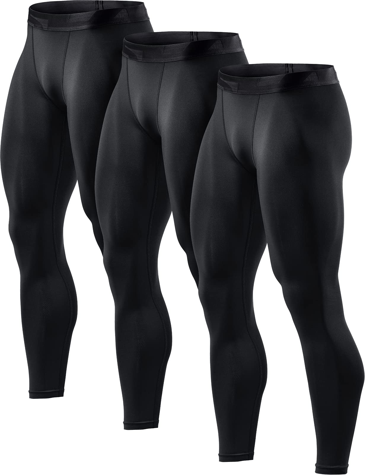 TSLA Men's Compression Tight Running Pants
