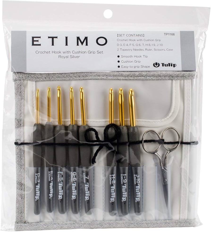 Tulip Etimo Crochet Hook Set, 9 Sizes