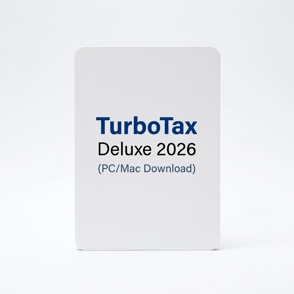 TurboTax Deluxe 2026 (PC/Mac Download)
