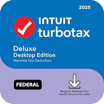 TurboTax Home & Business 2024 Desktop (handles 2025 filings)