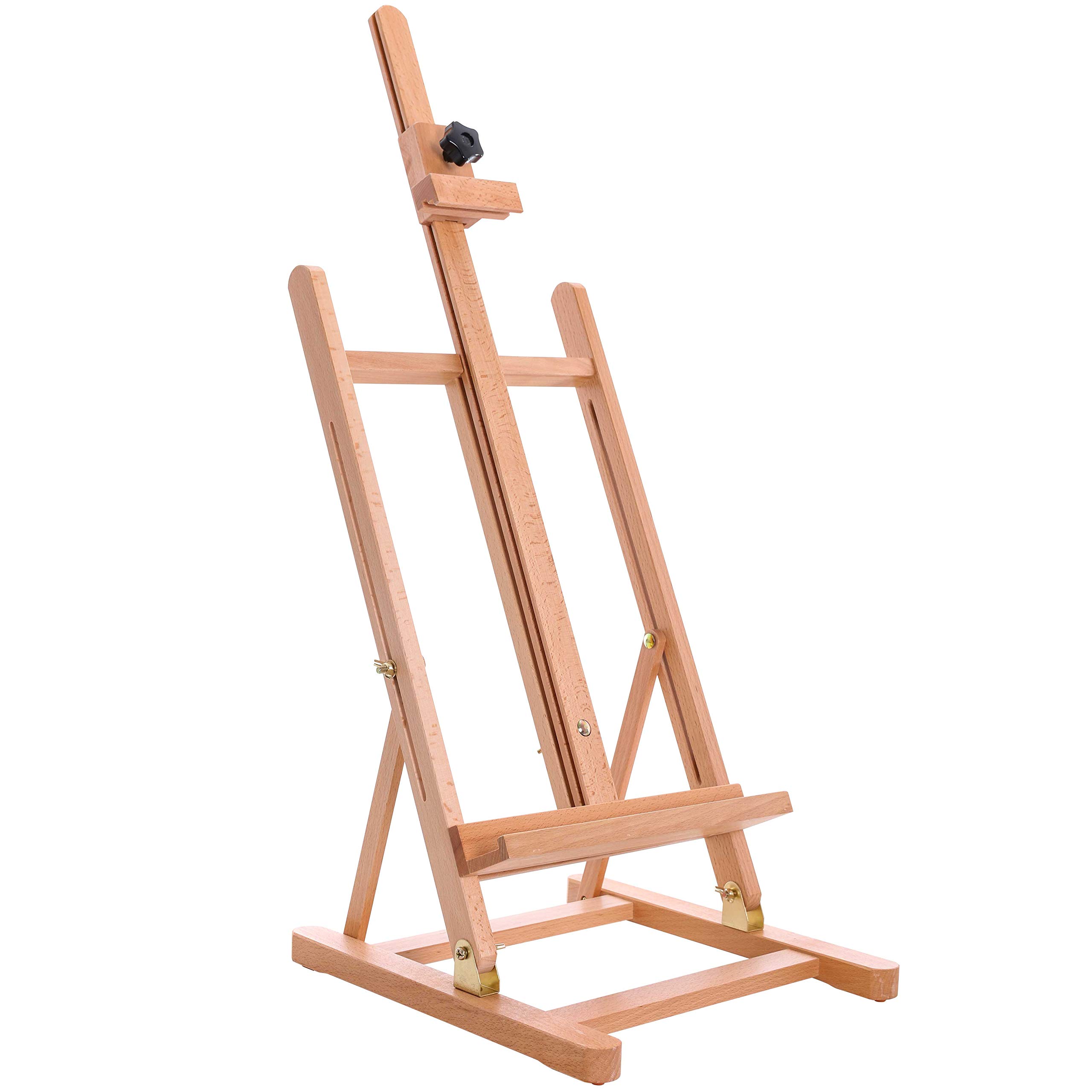 U.S. Art Supply 60" Wooden Artists Tabletop Studio Easel