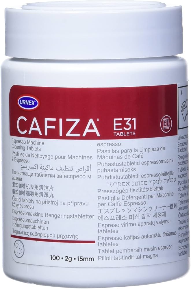 Urnex Cafiza Espresso Machine Cleaning Tablets