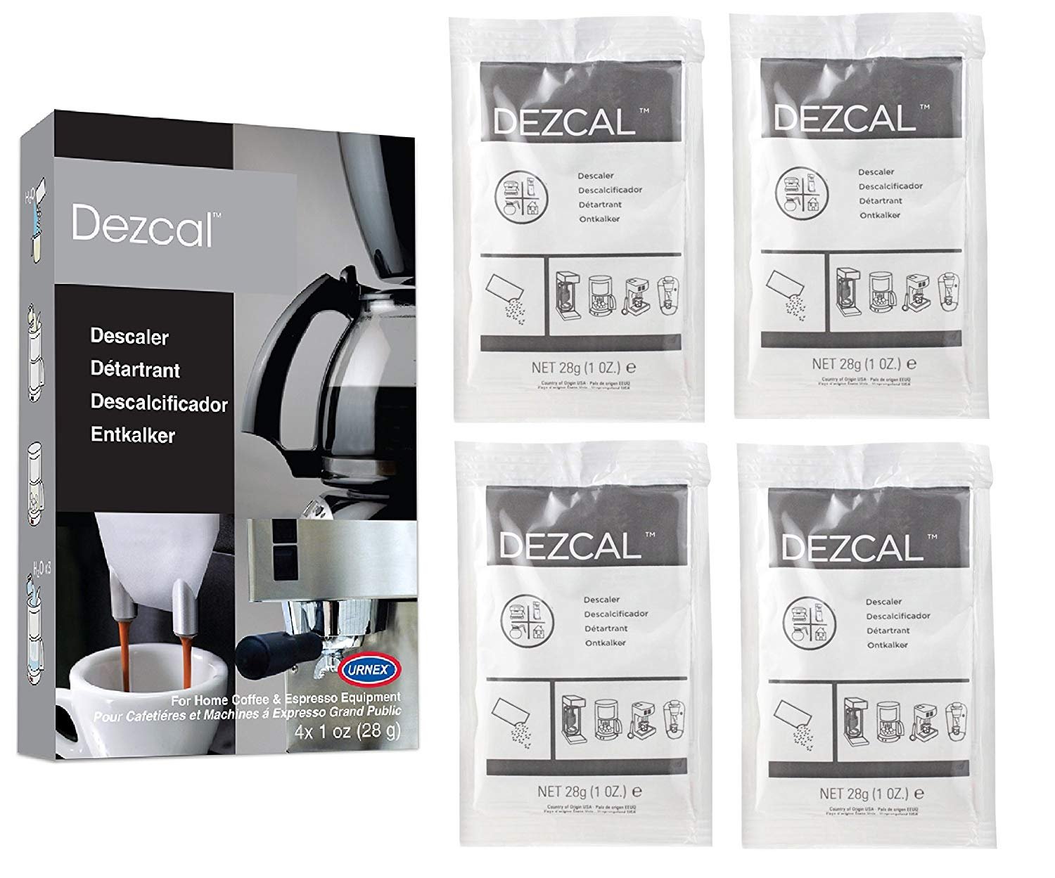 Urnex Dezcal Descaler Solution (2 Pack)