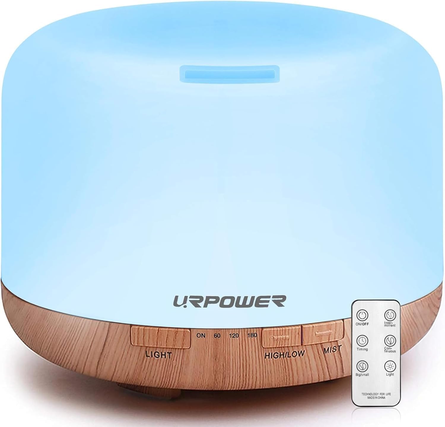 URPOWER Essential Oil Diffuser 500ml