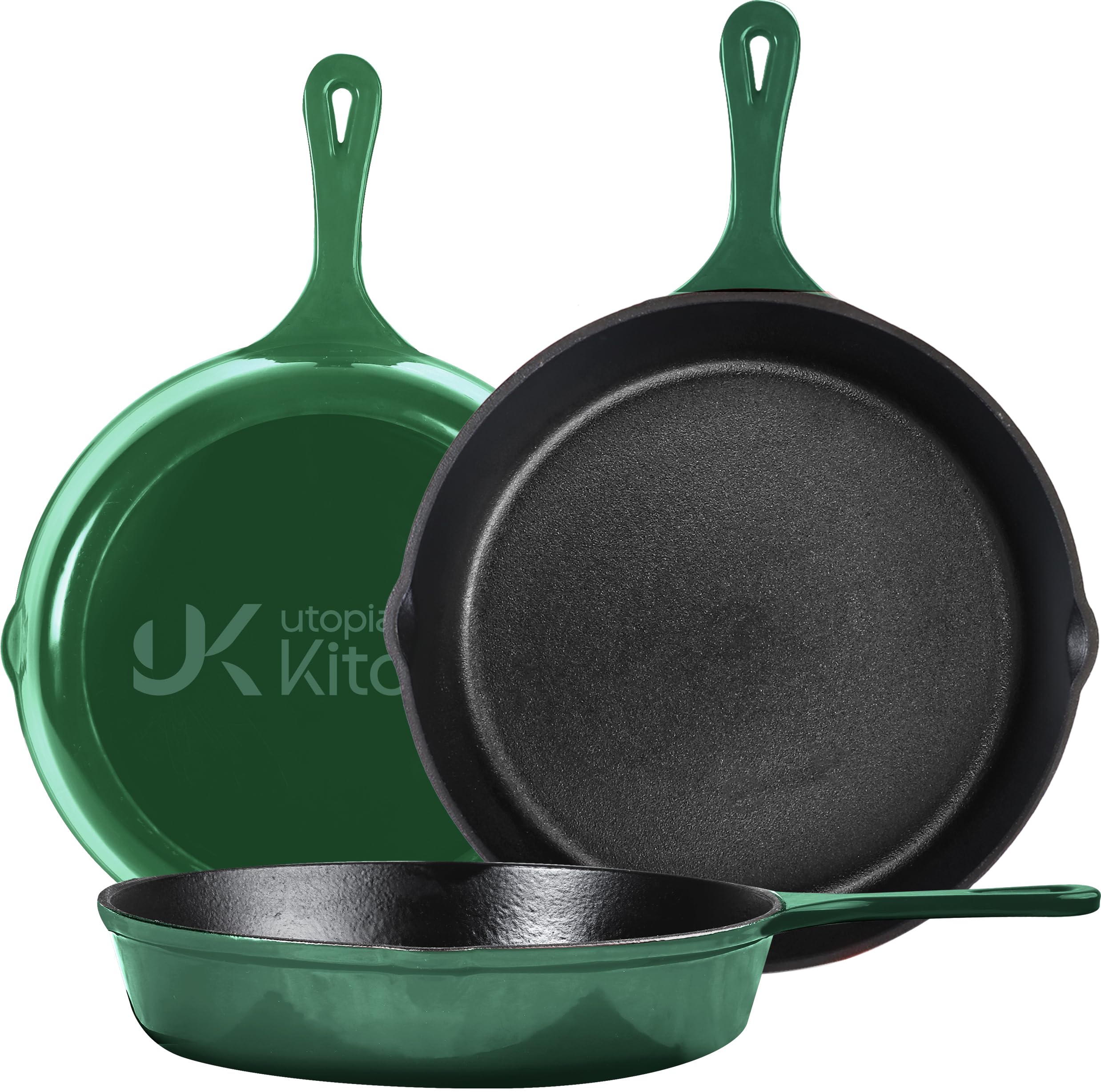 Utopia 10-Inch Enameled Cast Iron Skillet