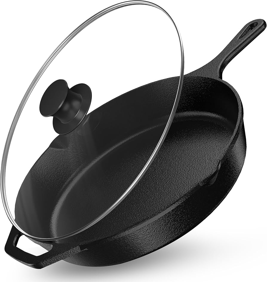 Utopia Kitchen 12 Inch Pre-Seasoned Cast Iron Skillet