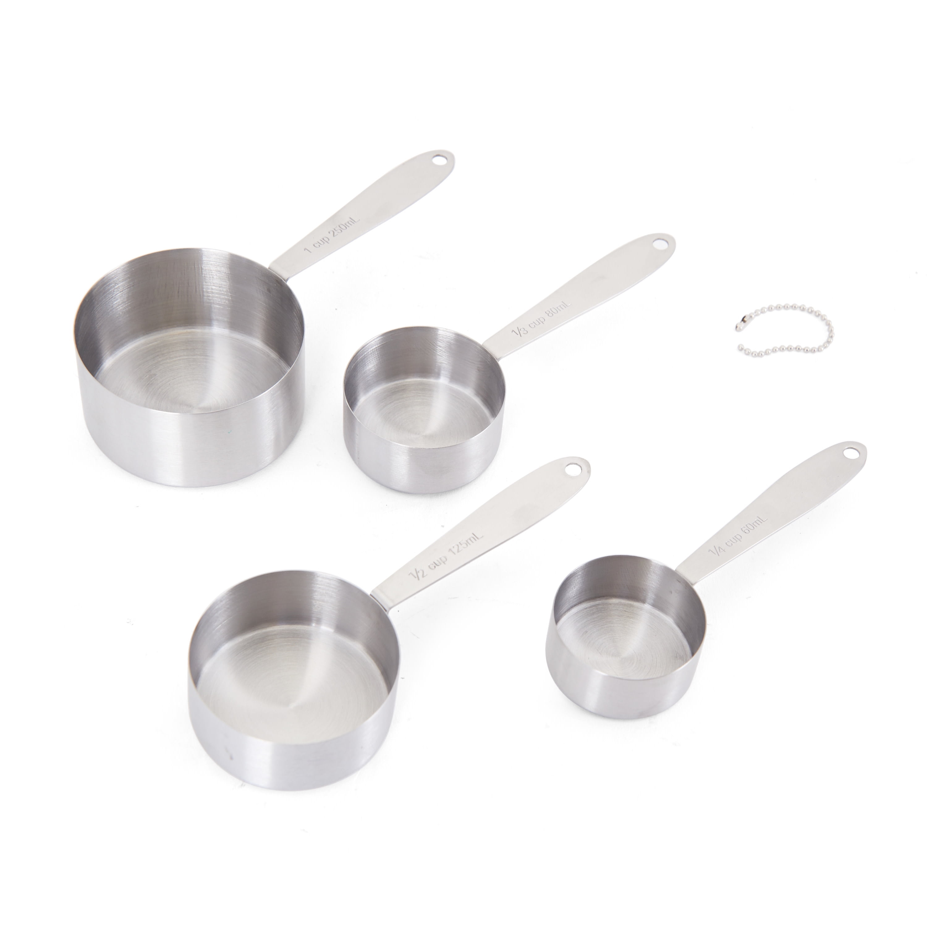 Utopia Kitchen 4-Piece Stainless Steel Measuring Cups
