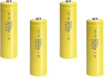 Uxcell 2V NiCd Rechargeable Batteries (Pack of 4)