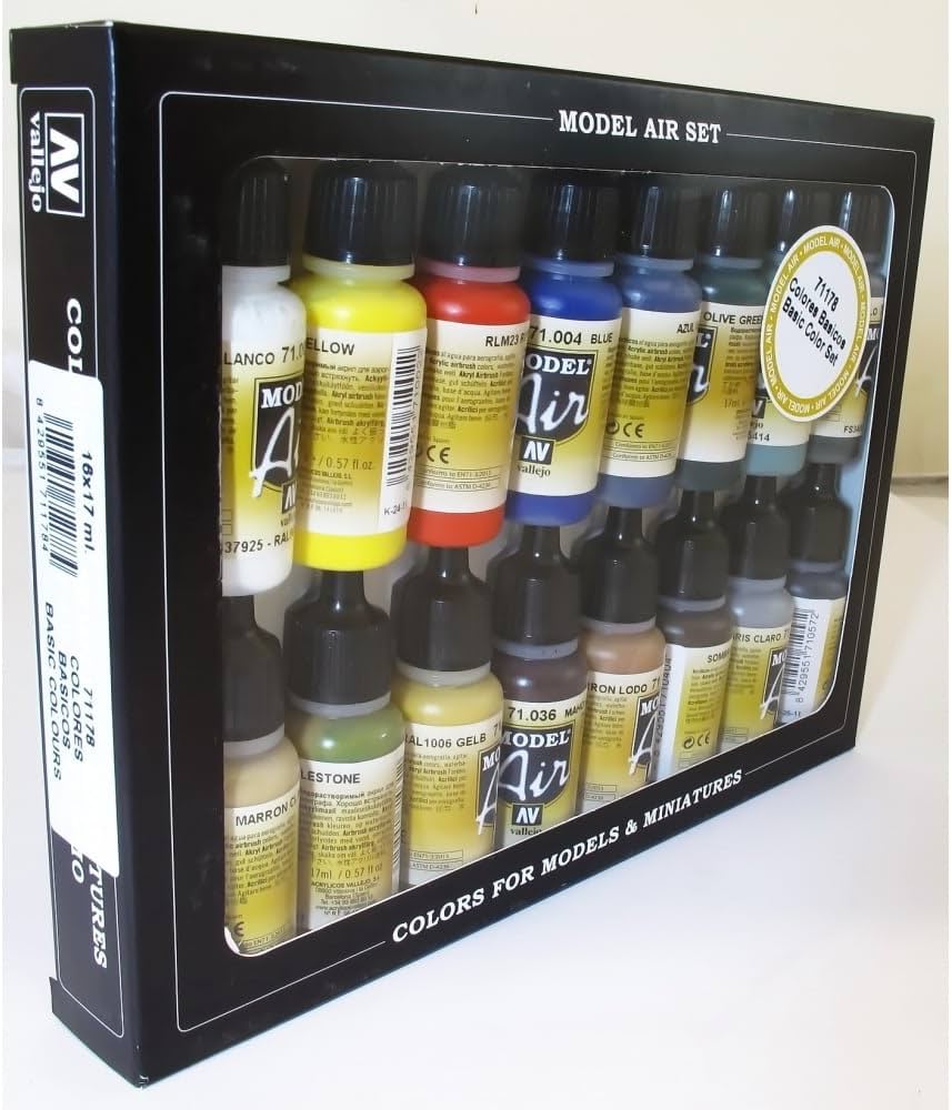 Vallejo Model Air Basic Set (16 colors)