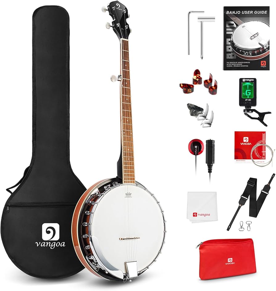 Vangoa 5-String Banjo with Resonator