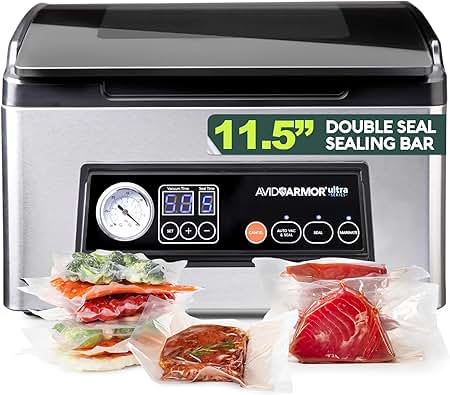 VEVOR Vacuum Sealer Machine 220W with Double Sealing