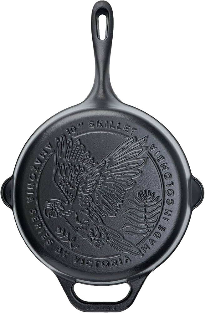 Victoria 10-Inch Enameled Cast Iron Skillet