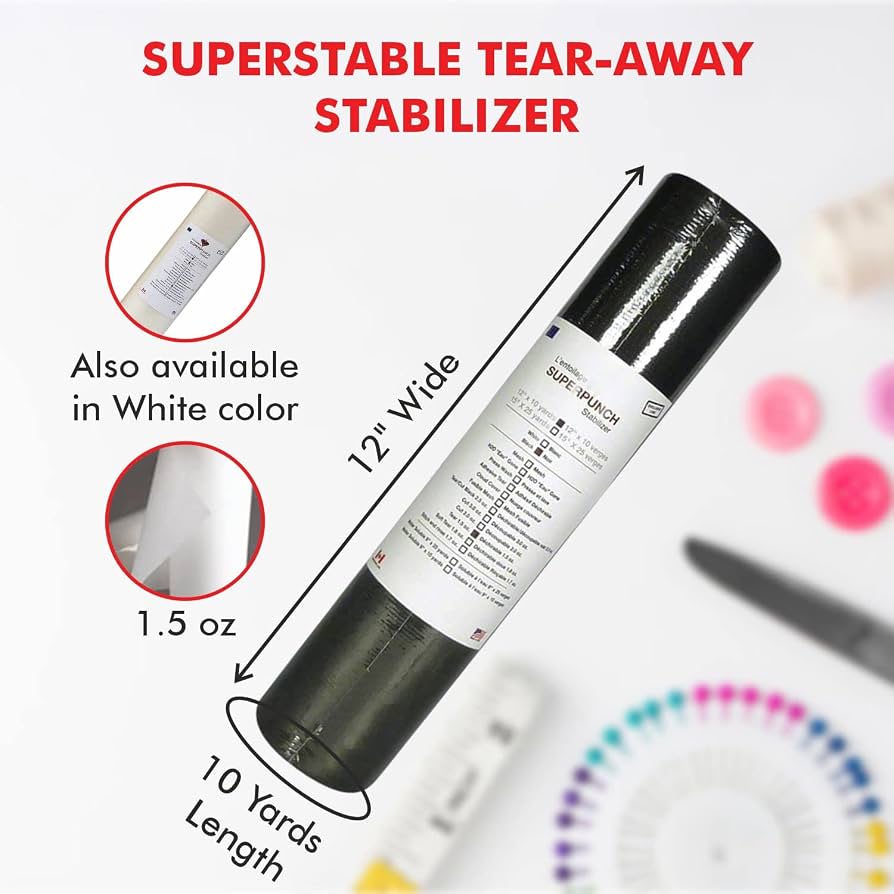 Vilene E-Z Tear Tear-Away Stabilizer Roll (12"x10 yds)