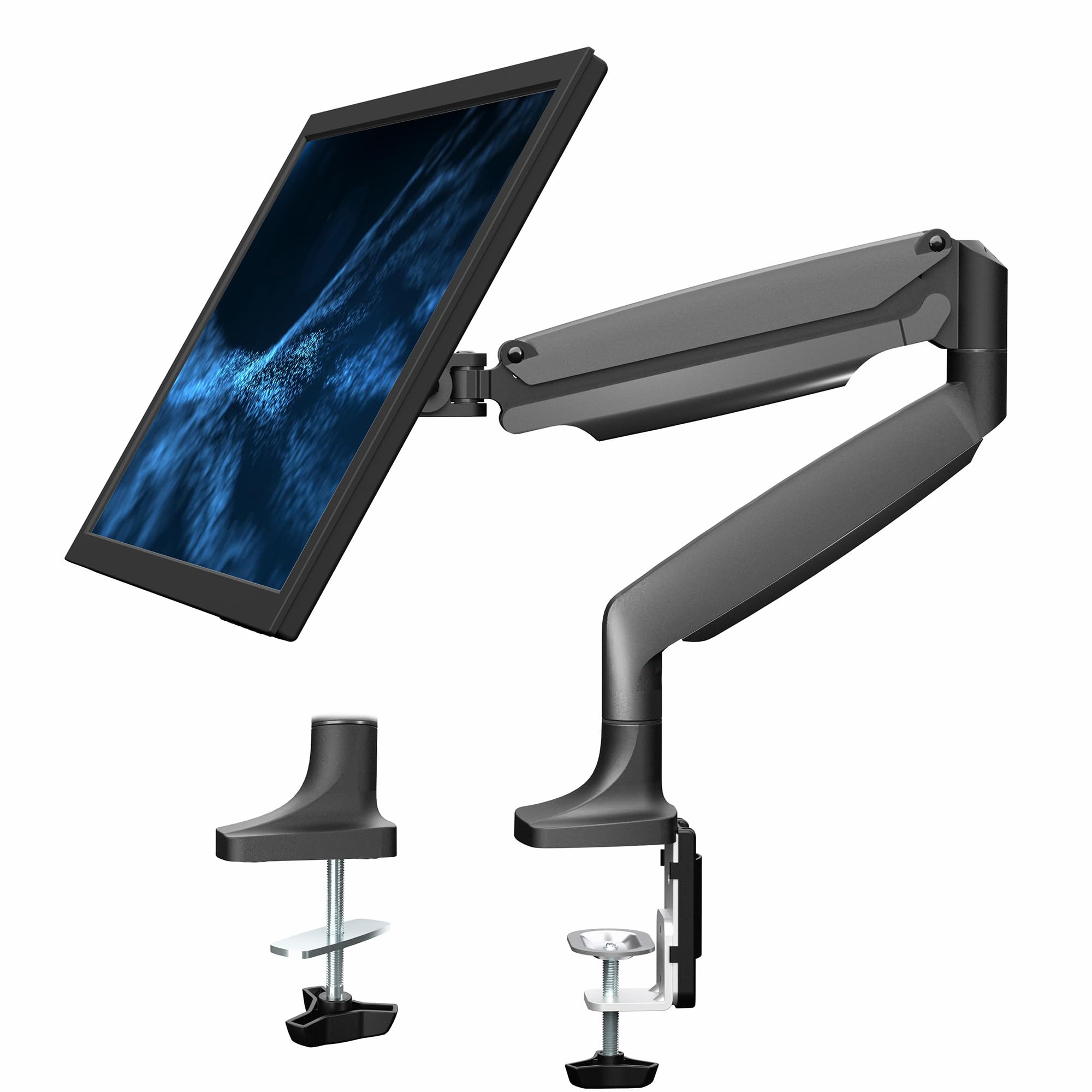 VIVO Adjustable Single Monitor Stand