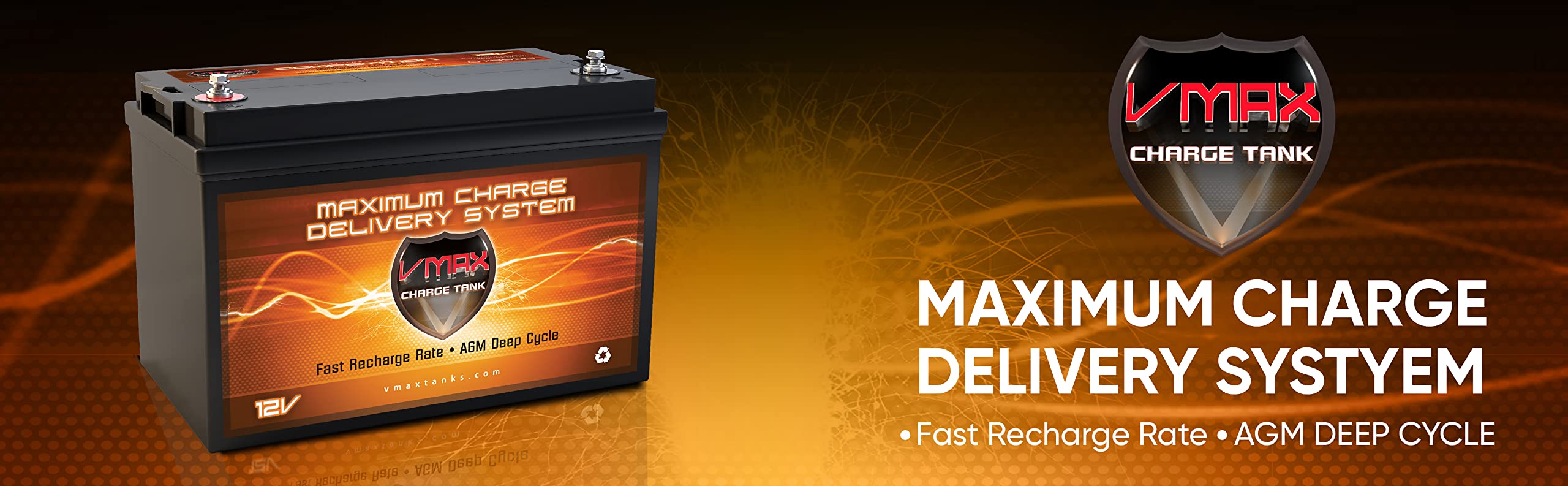 VMAXTANKS SLR125 12V 125Ah AGM
