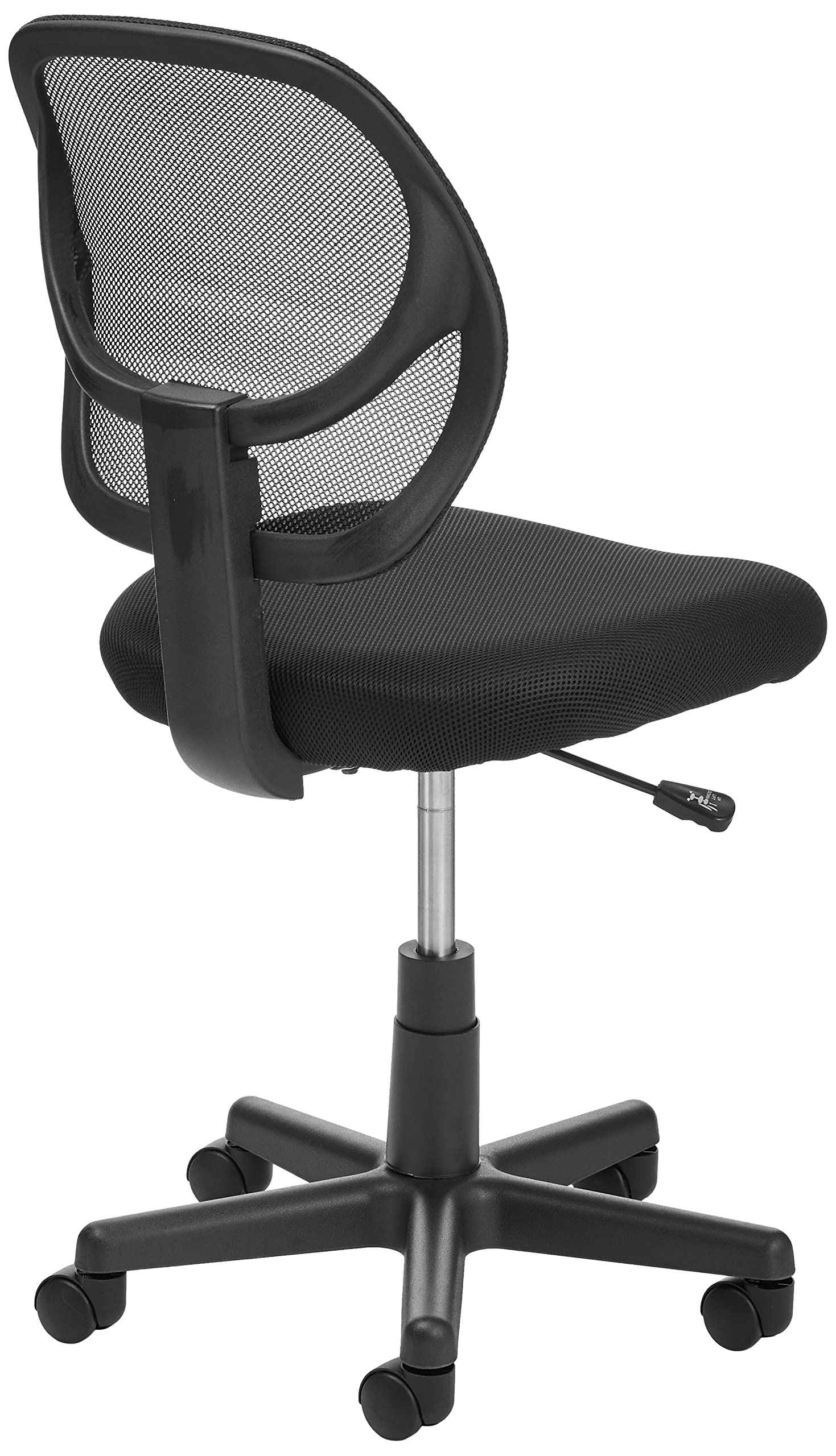 Walker Edison 31-Inch Modern Compact Desk + Amazon Basics Low-Back Chair + HP V22 21.5-Inch Monitor