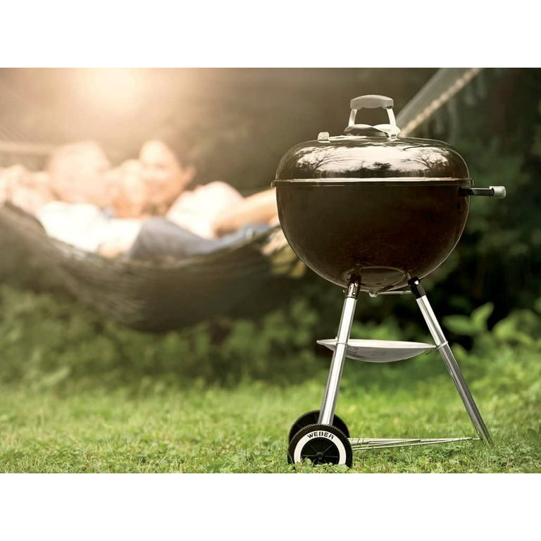 Weber Compact Kettle 18 Inch Black Charcoal Grill