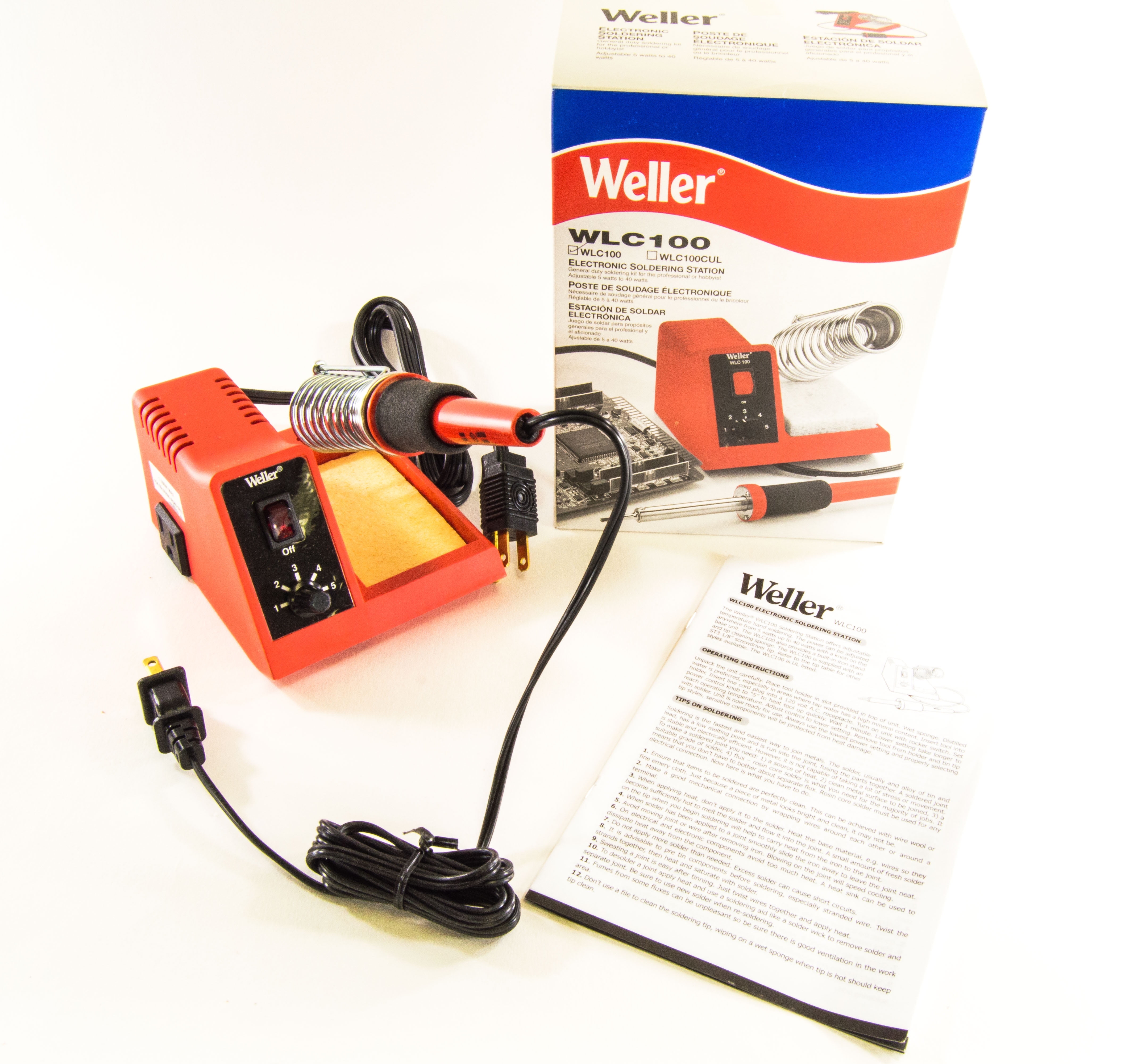 Weller WLC100 Soldering Station (for hot knife)
