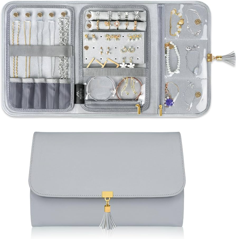 WEMATE Travel Jewelry Organizer (ASIN: B07QJ7ZJZK)
