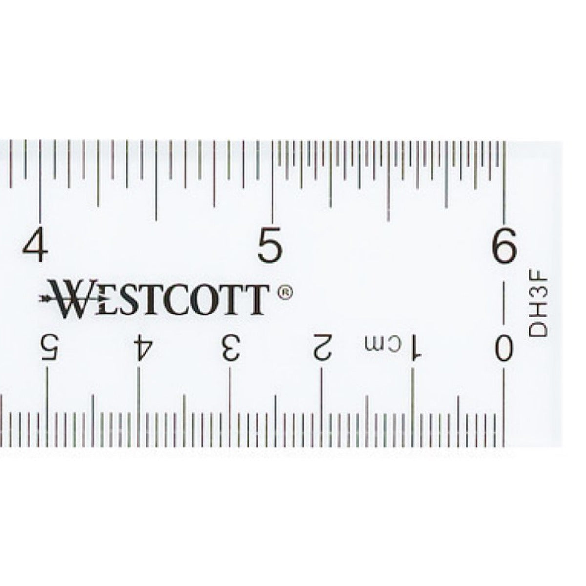 Westcott See-Through Acrylic Ruler (6-Inch)